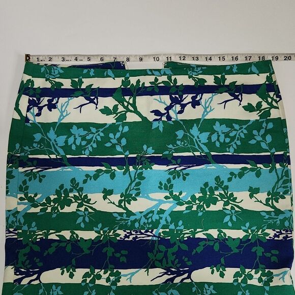 Talbots CANVAS COTTON Botanical A-LINE SKIRT - Picture 6 of 10